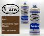 Preview: Ford, Deep Sienna Pearl Metallic, AM / 68 / M6460: 400ml Sprühdose + 400ml Klarlack - Set, von ATW Autoteile West.